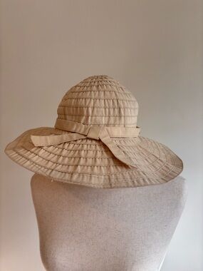 Panama Jack Sun Hat with Bow Detail